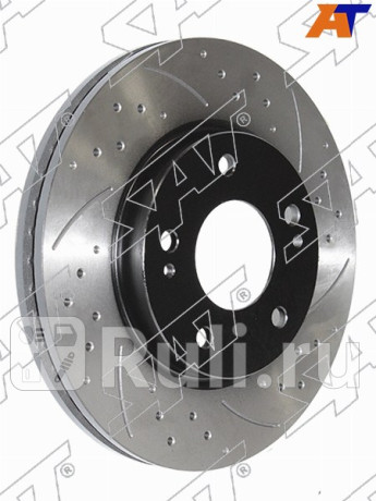 Комплект дисков тормозных передний перфорированные mitsubishi airtrek outlander cu4 5w, diamant f31 SAT ST-MR510966PF  для Разные, SAT, ST-MR510966PF