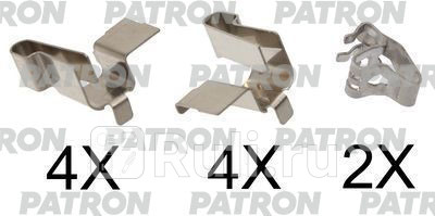 Комплект монтажный тормозных колодок дисковых chrysler: 300 c 04- PATRON PSRK1238  для Разные, PATRON, PSRK1238