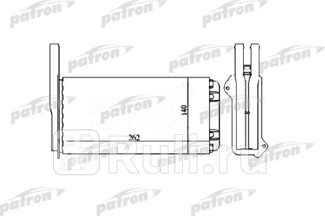Радиатор отопителя ford: escor 1.3-1.8td, 90-01 PATRON PRS2034  для Разные, PATRON, PRS2034