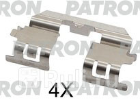 Комплект монтажный тормозных колодок дисковых honda: accord ix 08- PATRON PSRK1341  для Разные, PATRON, PSRK1341
