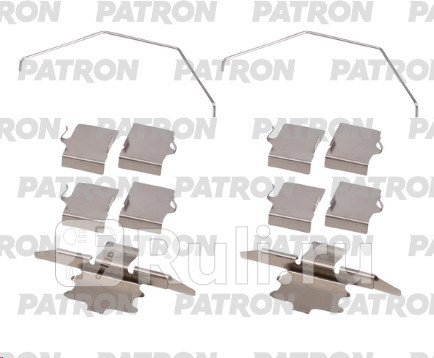 Комплект монтажный тормозных колодок дисковых mazda: 6 07- PATRON PSRK1181  для Разные, PATRON, PSRK1181