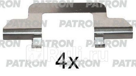 Комплект монтажный тормозных колодок дисковых mitsubishi: space gear 95-00, pajero i 89-90, l400 96- PATRON PSRK1210  для Разные, PATRON, PSRK1210
