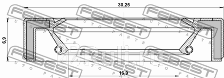 Сальник масл насоса toyota cresta 1992.10-1996.09 95gay-18300707r FEBEST 95GAY-18300707R  для прочие 2, FEBEST, 95GAY-18300707R