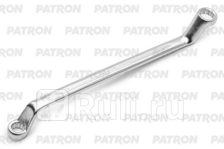 Ключ накидной изогнутый на 75 градусов, 8х10 мм PATRON P-7590810 для Автотовары, PATRON, P-7590810